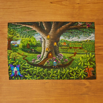 Spieltuch Suchen & Finden aus Seide - Wondergarten
