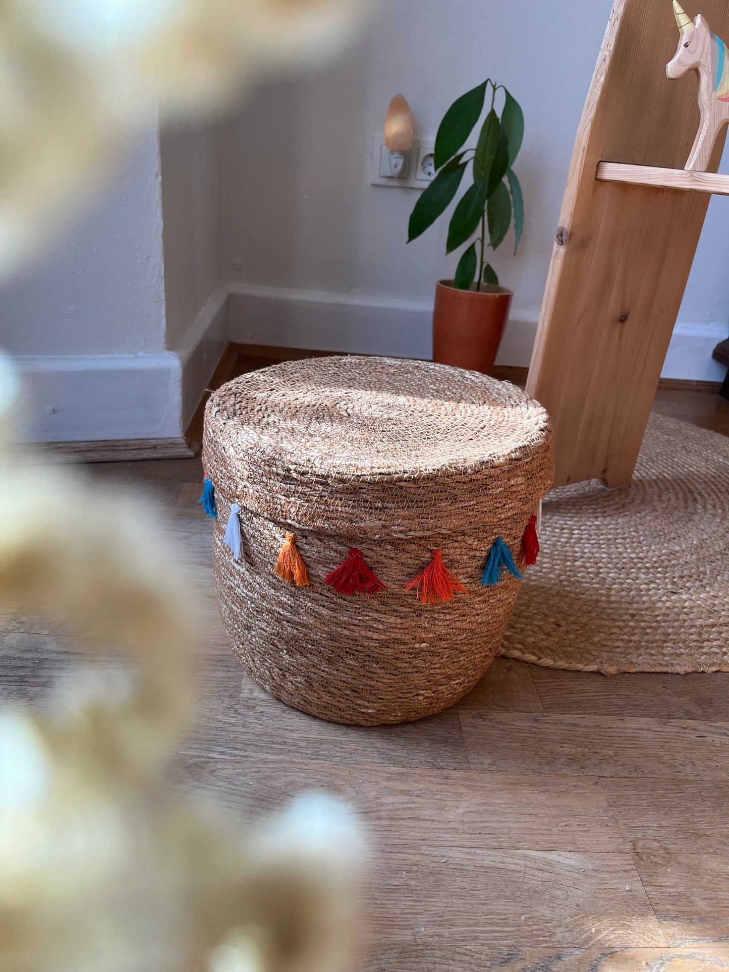 Korb mit Deckel "Zirkus"