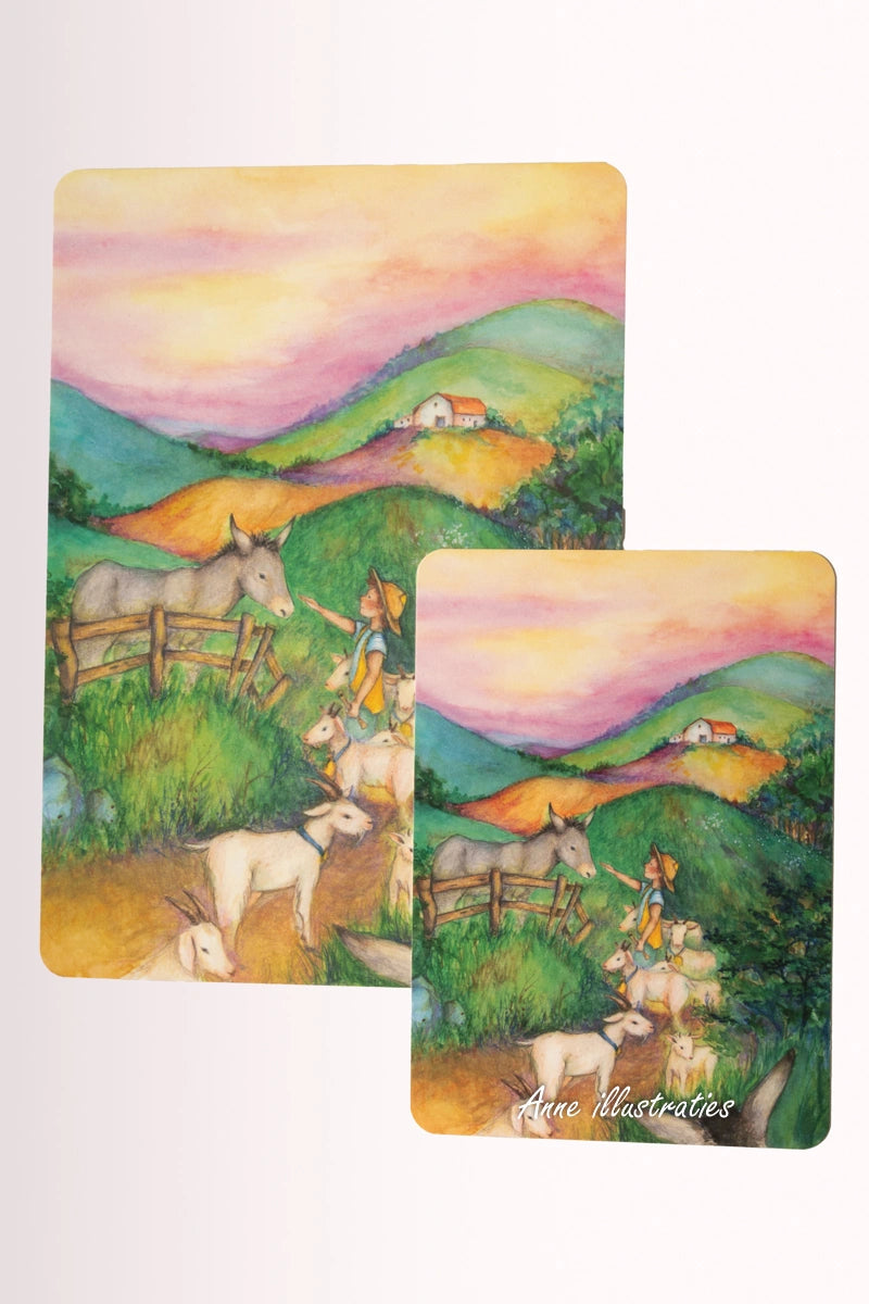 Kunstdruck Zusammen macht alles mehr Spaß von Anne Gies A5, Ansicht 2