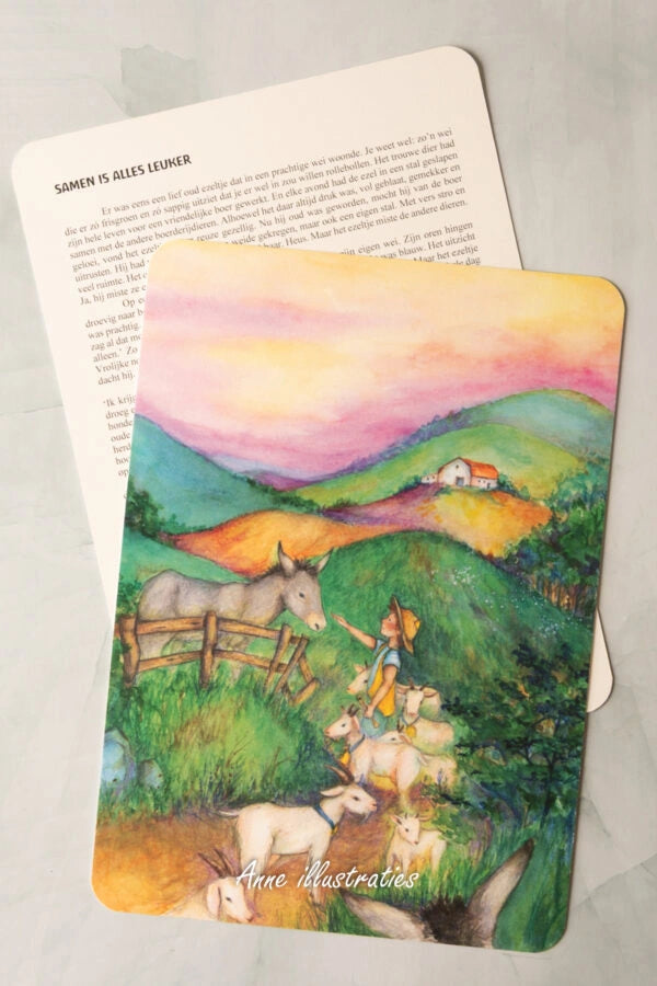 Erzählkarte - Zusammen macht alles mehr Spaß A5