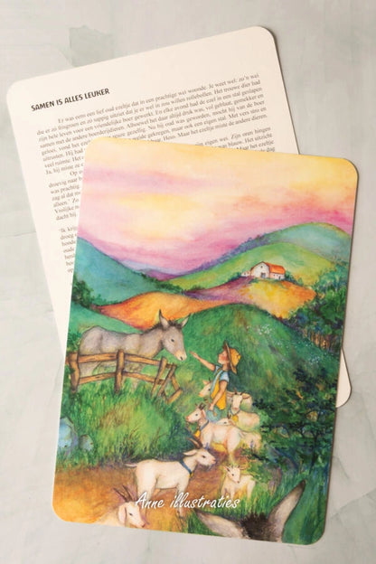 Erzählkarte - Zusammen macht alles mehr Spaß A5